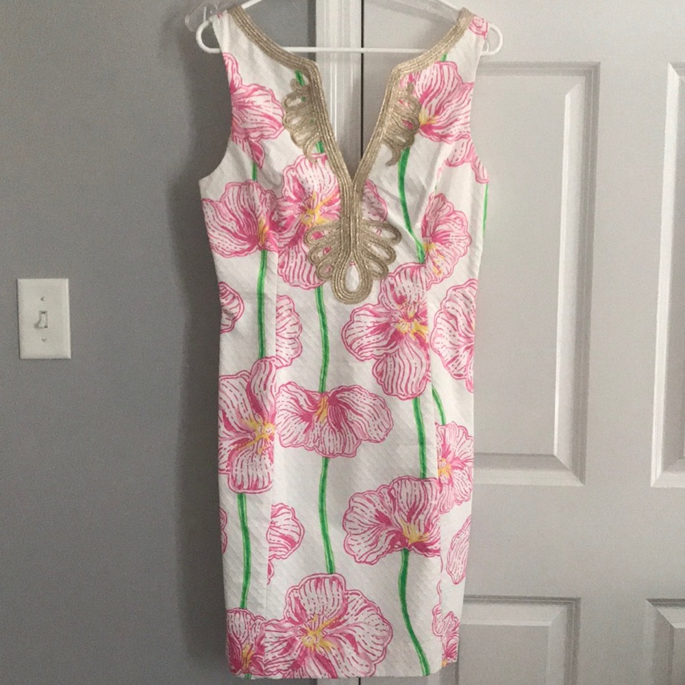 Lilly Pulitzer Janice Shift Dress Clover Cup